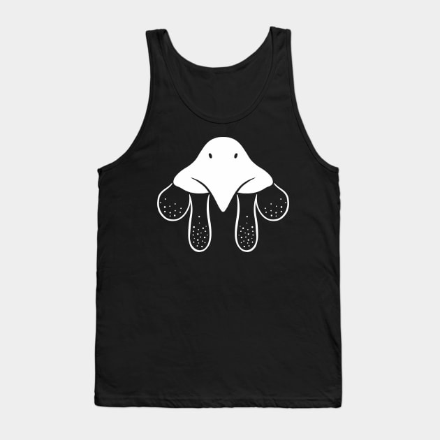 Rooster Face Tank Top by Episodic Drawing